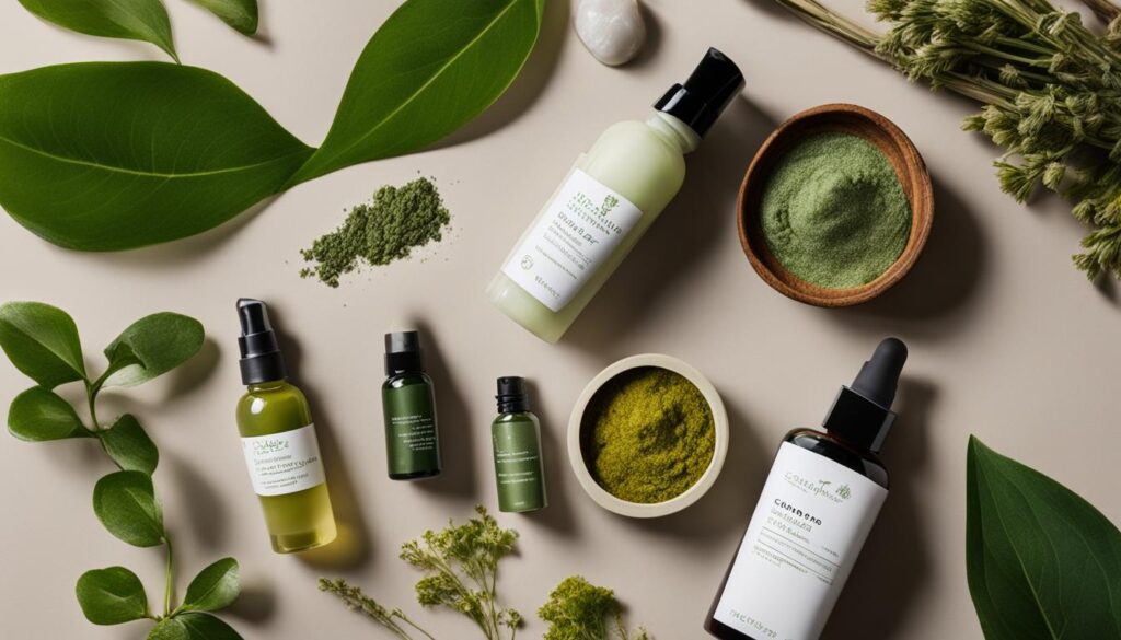 green beauty products
